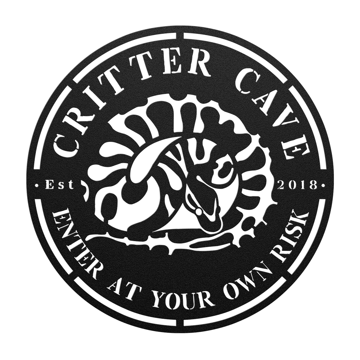 Ball Python Critter Cave Sign - Personalized Date