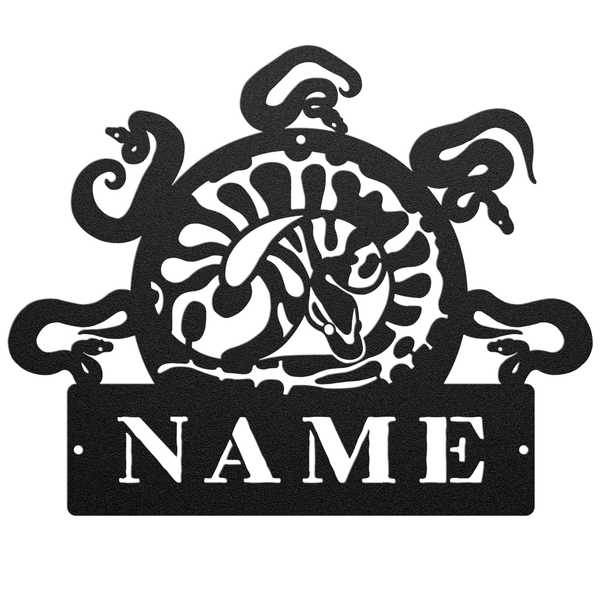 Personalized Ball Python Snakes Sign - Curiously Creepy
