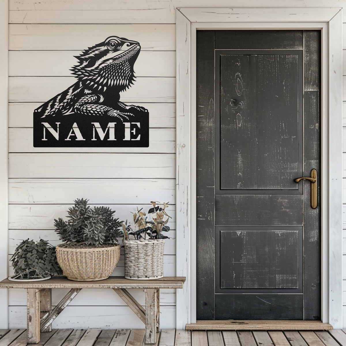 Personalized Bearded Dragon Name Sign