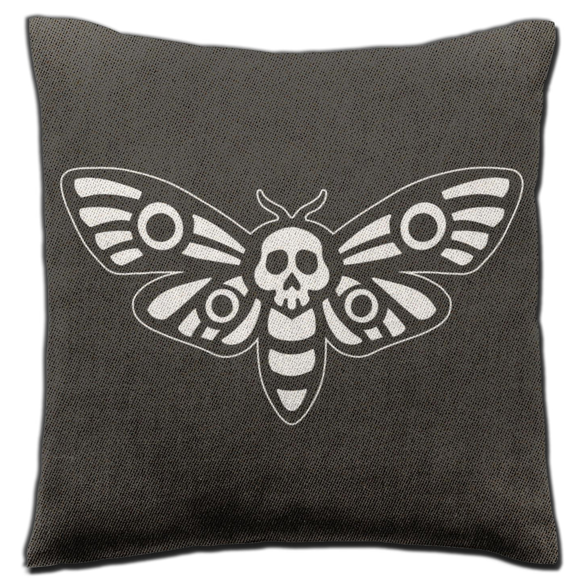 Death&#39;s Head Moth Woven Pillow