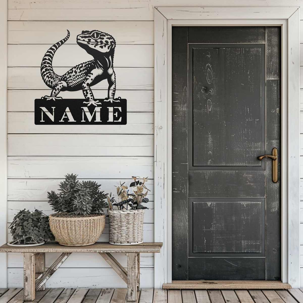 Custom Leopard Gecko Name Sign