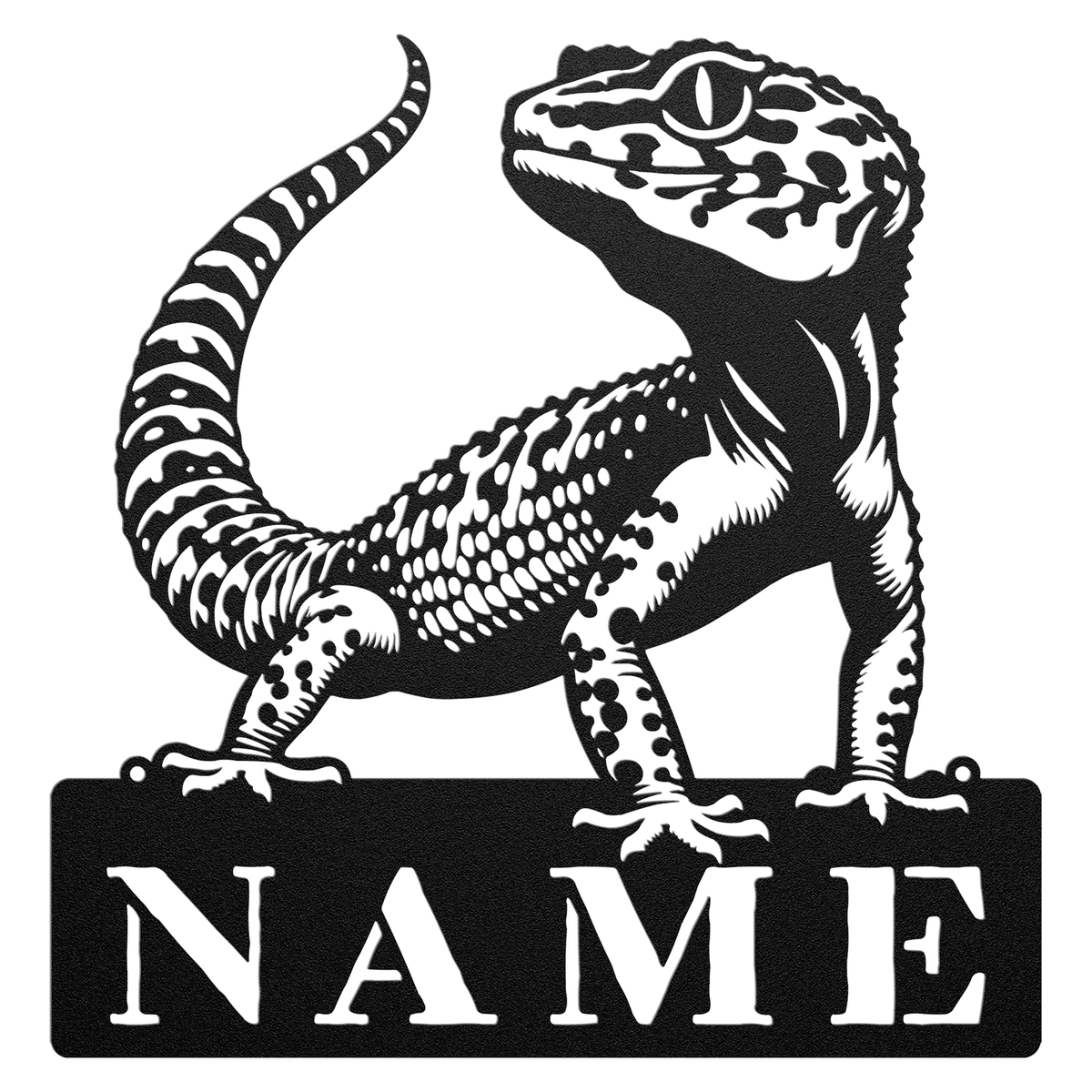 Custom Leopard Gecko Name Sign